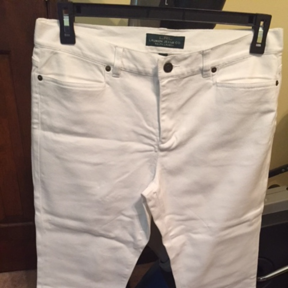 Ralph Lauren White Capri Pants Size 10